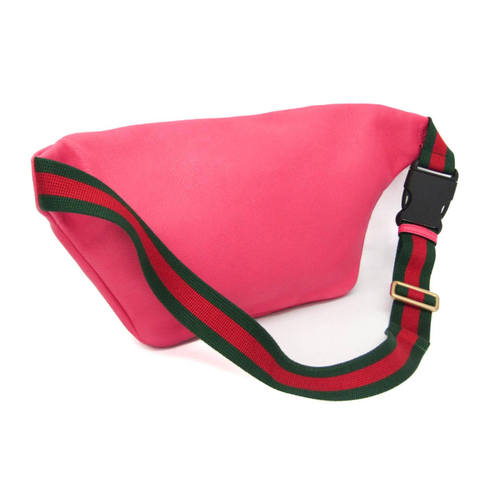 GUCCI Pink Leather Fanny Pack - Picture 2 of 15